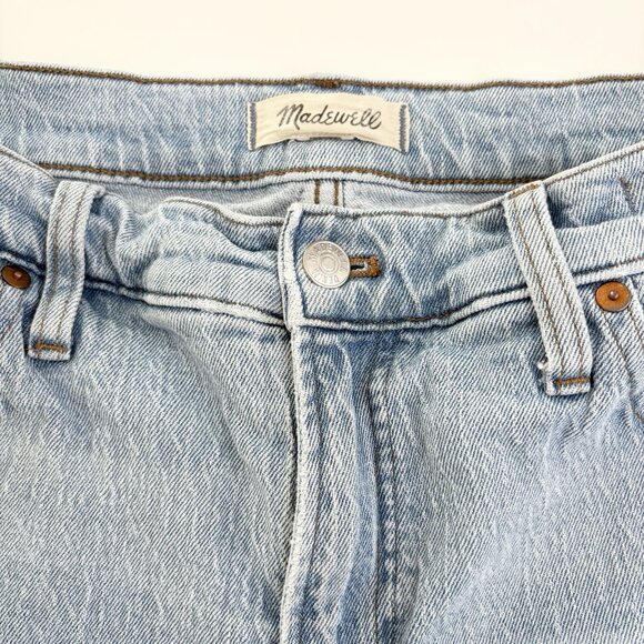Madewell Wide-Leg Crop Jeans (Sz 31) The Perfect Vintage Light Wash High Rise - Picture 10 of 13